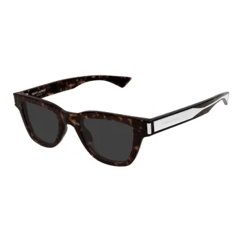 SAINT LAURENT Acetate Rectangular Sunglasses Men's Tortoiseshell