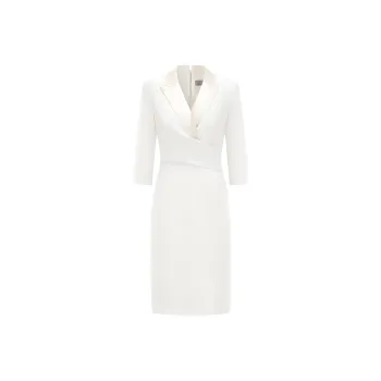 ONE SHALLOW Short Sleeved Dresses Women's Beige