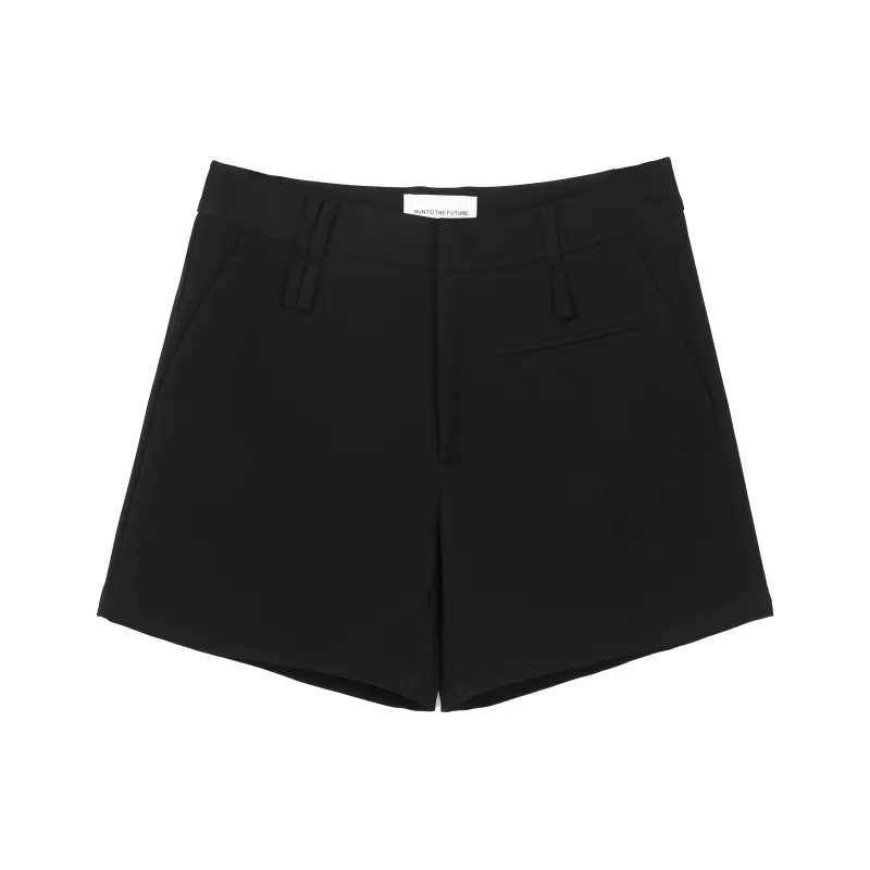 RUNTOTHEFUTURE Casual Shorts Women's Black-0