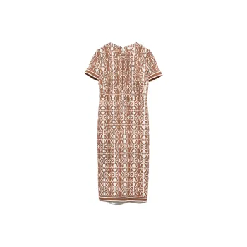 MaxMara Short Sleeved Dress Women's Bronze