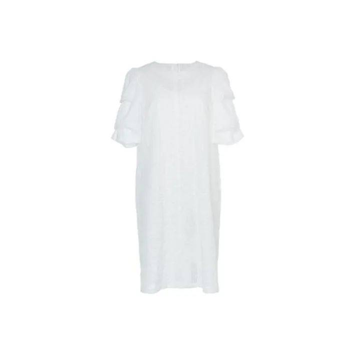 LOFT SHINE Short-Sleeved Dresses Women's White-0