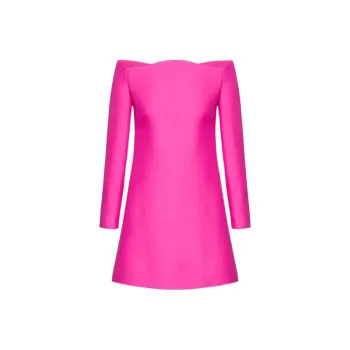 Valentino Valentino Pink Pp Collection FW22 Long-Sleeved Dresses Women's Pink