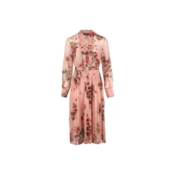 MaxMara Studio Long Sleeved Dress Women's Pink