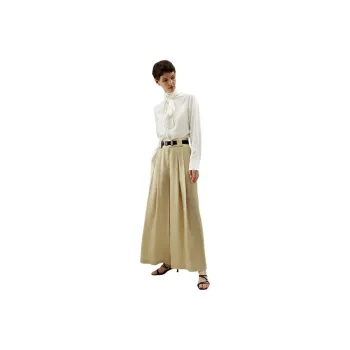 LILIXIUKE Casual Pants Women's Beige