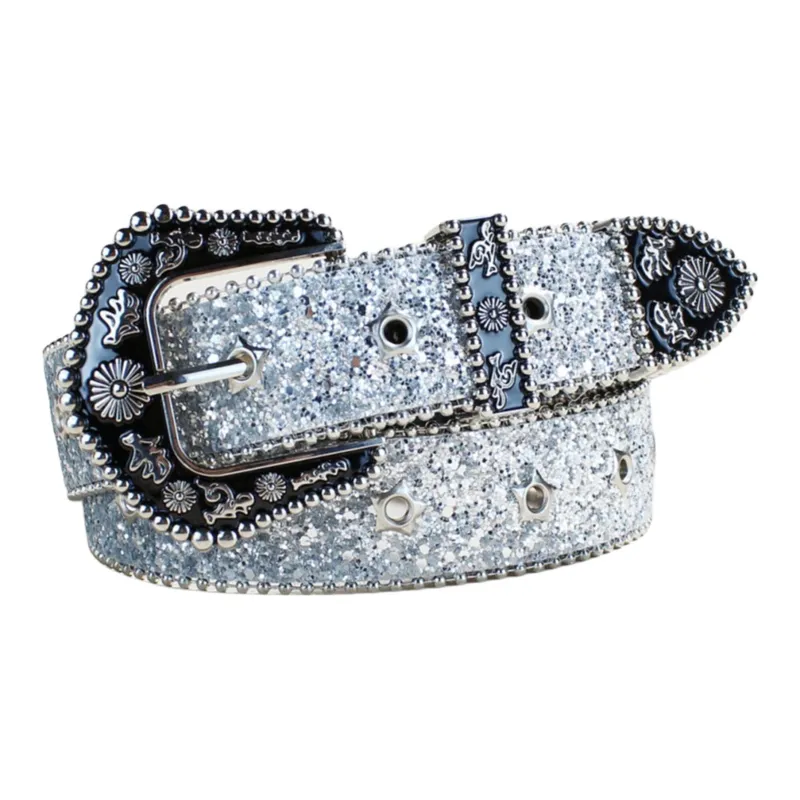 JEANSWEST PU Leather Belts Women's Width 3.8cm-2