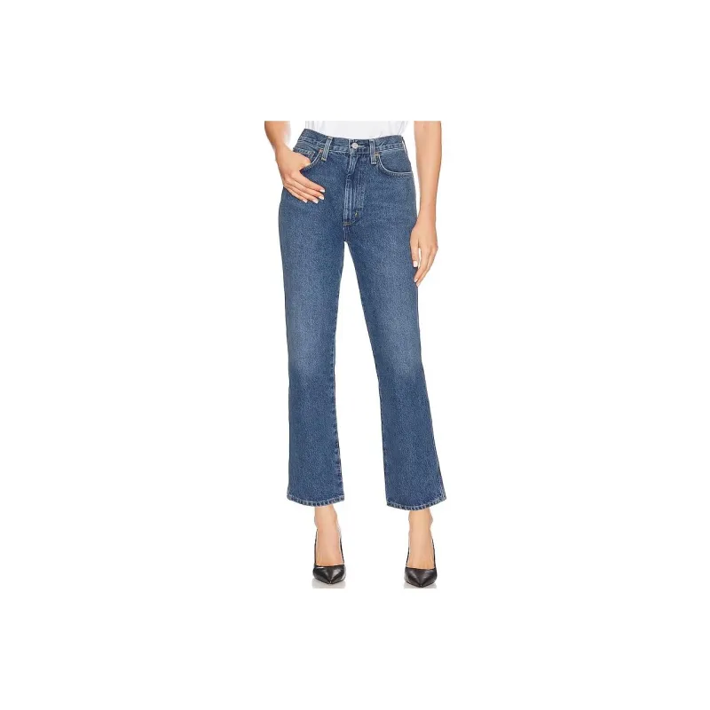AGOLDE High waist Cropped Jeans-0
