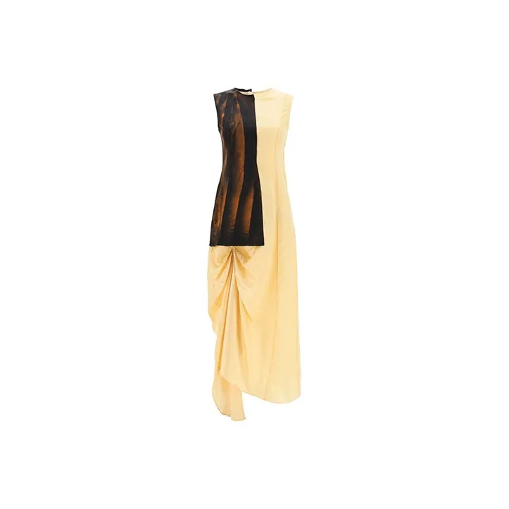 MARNI Sleeveless Dresses Women's Yellow-0