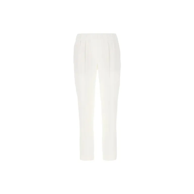 Brunello Cucinelli Elasticated Tapered Trousers-0