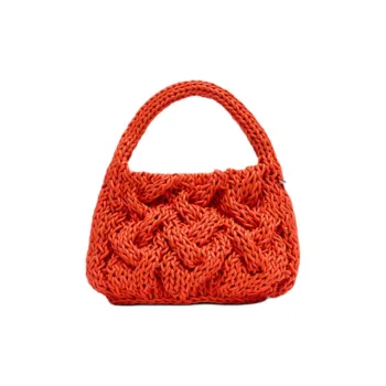 JW Anderson Small Cable Knitted Top Handle Bag