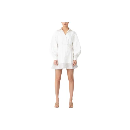 C/MEO Long-Sleeved Dresses Women's White