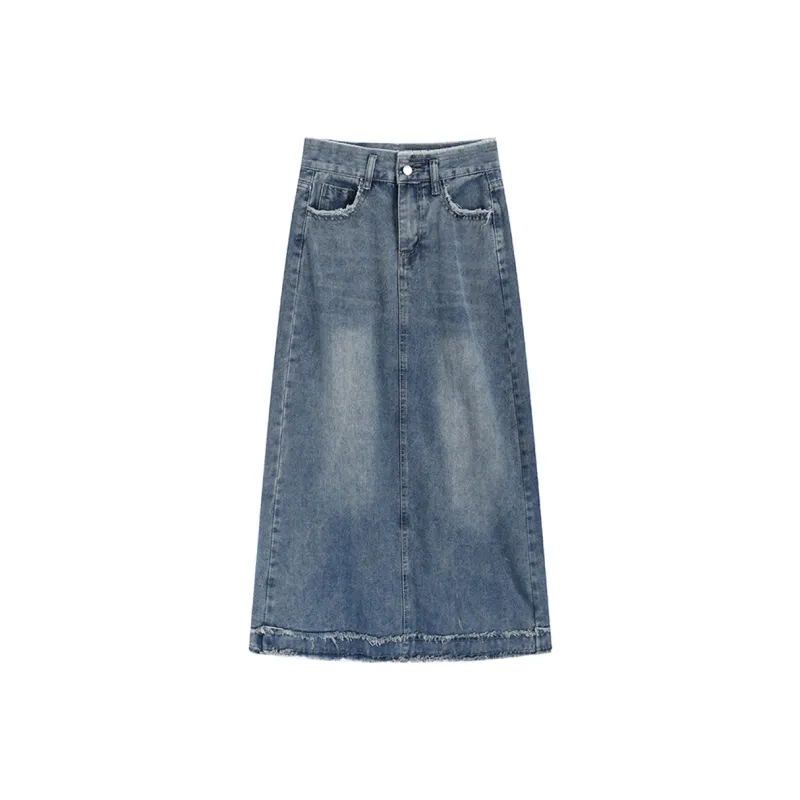 Garbege Denim Dress Skirt Women's-0