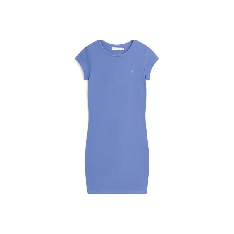 CALVIN KLEIN Short-Sleeved Dresses Women's Cloisonne Blue-0