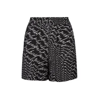 PINKO Casual Shorts Women's Black White