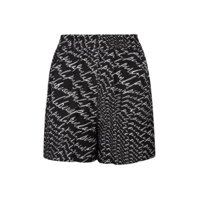 PINKO Casual Shorts Women's Black White-0