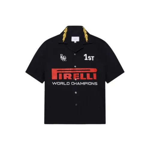 RHUDE Pirelli, Collaboration Edition Shirts Unisex Black