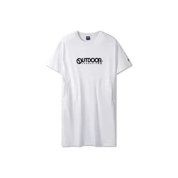 OUTDOOR PRODUCTS Short Sleeved Dress Women's Classic White