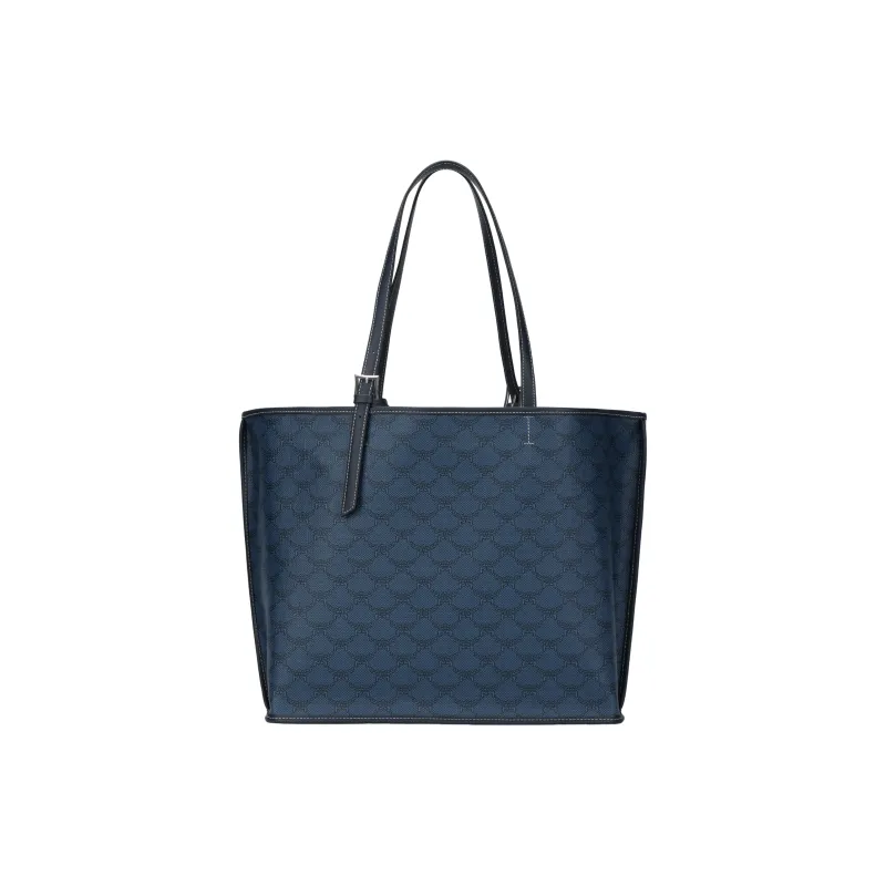 MCM Leather Tote Bag, Shopping Bag, Shoulder Bag, Handbag Women's Marine Blue-0