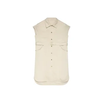 DKNY Short Sleeved Dress Women's Light Apricot