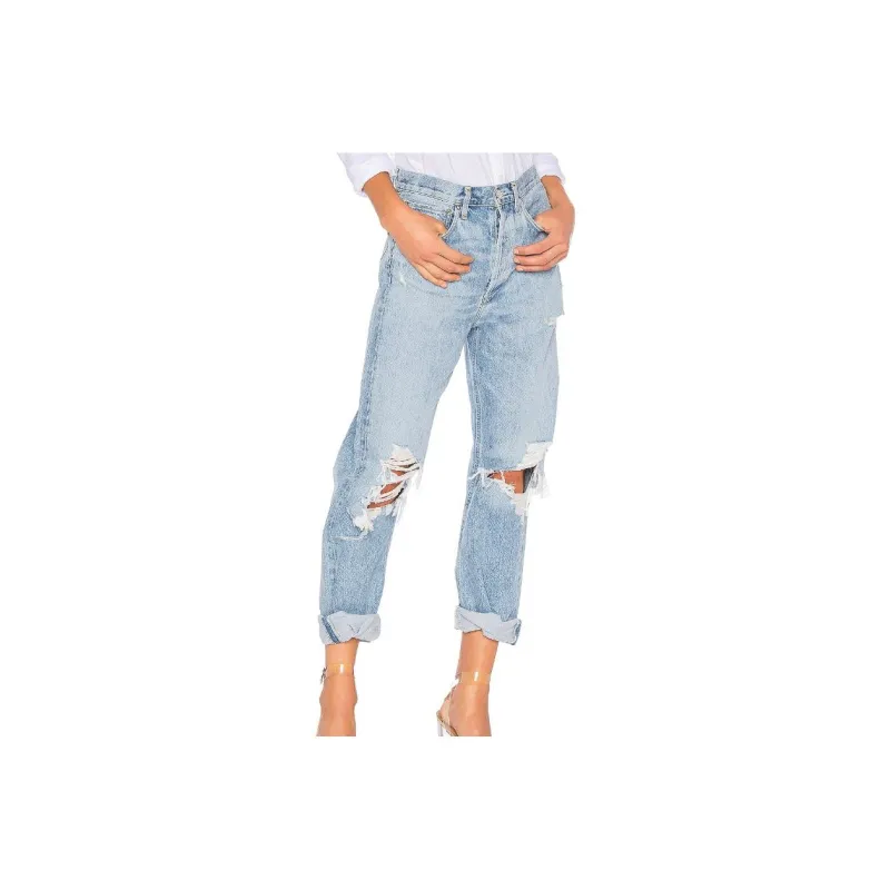 AGOLDE Jeans Women's Light Blue-0