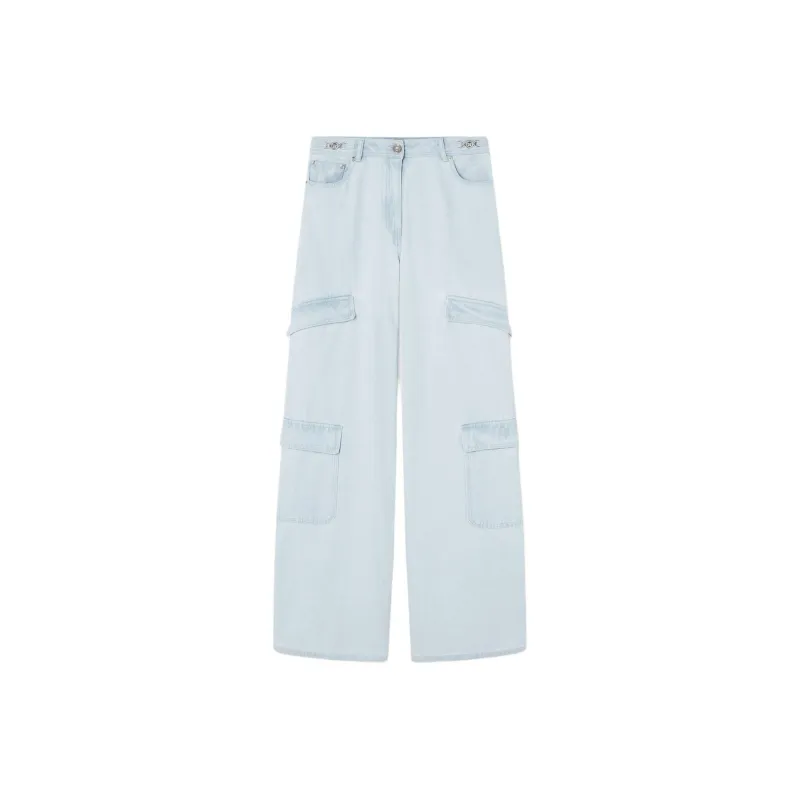 VERSACE Denim Pants 'Light Blue Ice'-0