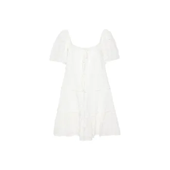 GANNI Broderie Anglaise Layer Dress