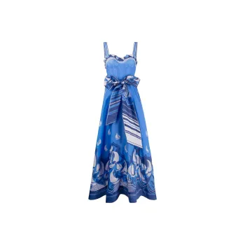 Zimmermann SS23 Sleeveless Dress Women's Blue