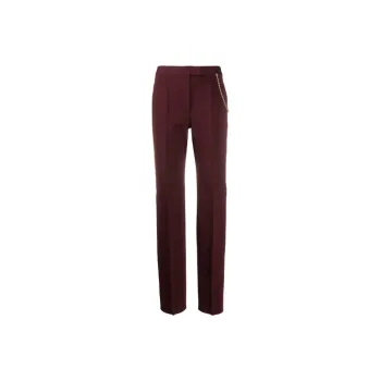 Givenchy Suit Trousers Women's Brown Red