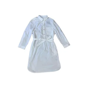 Burberry Long Sleeved Dresses Women's White