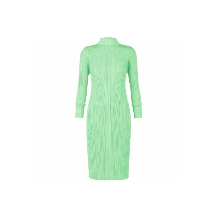 PLEATS PLEASE ISSEY MIYAKE Long-Sleeved Dresses Women's Green-0