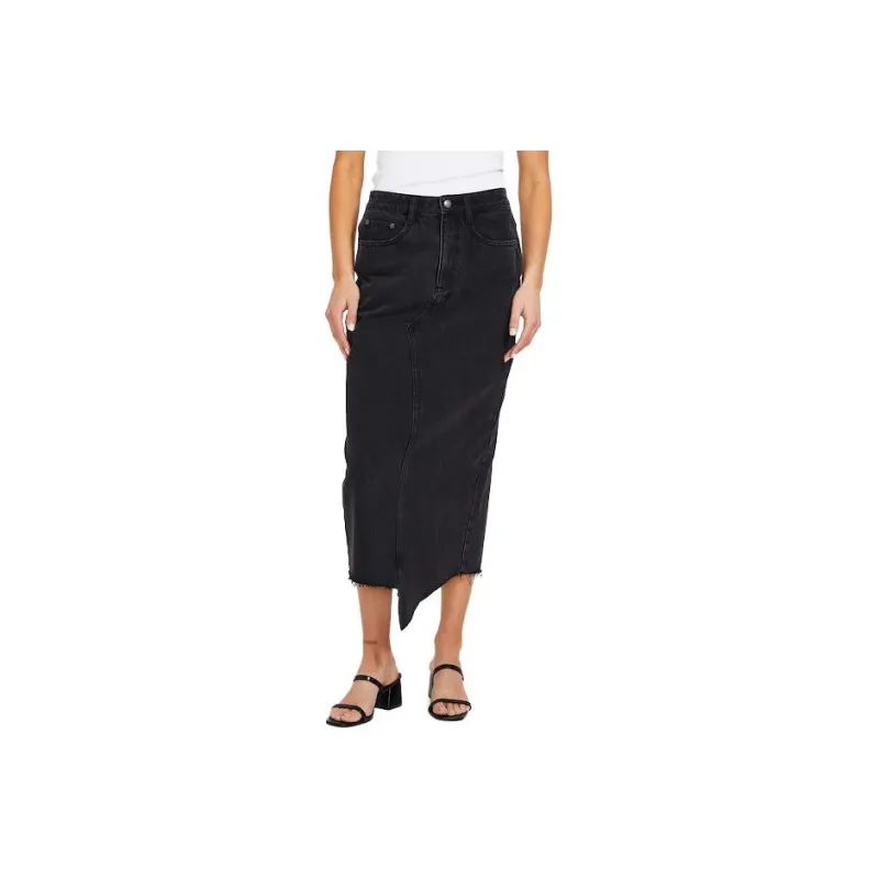 Ksubi Denim Long Skirts Women's Black-0
