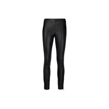Ferragamo Cropped Leather Leggings