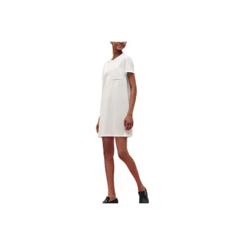 HERMES SS23 Short Sleeved Dress Women's White