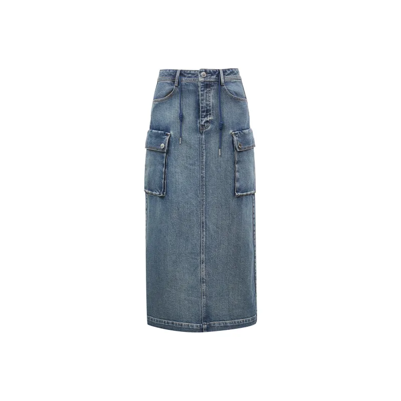 ONLY Denim Long Skirts Women's-8