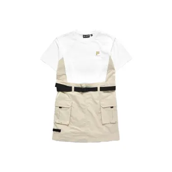 FILA FUSION Short Sleeved Dresses Women's White