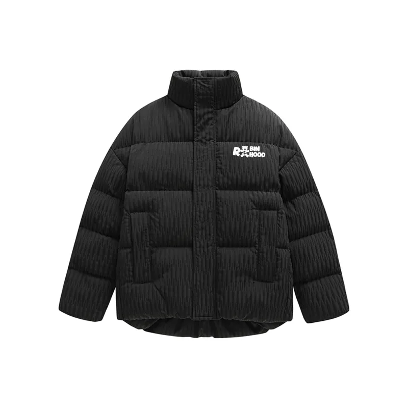 ROBINHOOD Puffer Jacket Unisex Flare Night Black-0