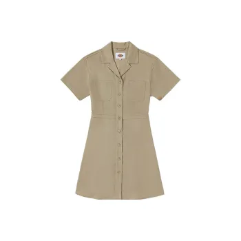 Dickies Short Sleeved Dress Women's Sand