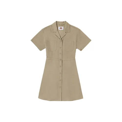 Dickies Short Sleeved Dress Women's Sand