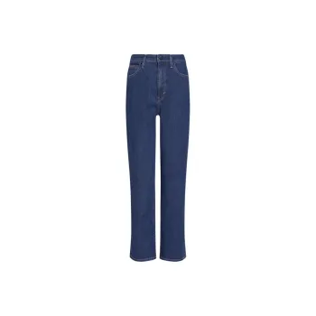 CK/Calvin Klein Kadın Straight Ankle Jean Pantolon Jeans Women's Dark Blue