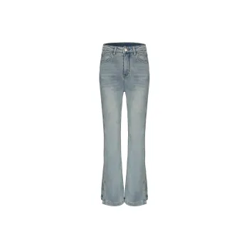 CHIWAWAMEME Jeans Women's Denim Light Blue