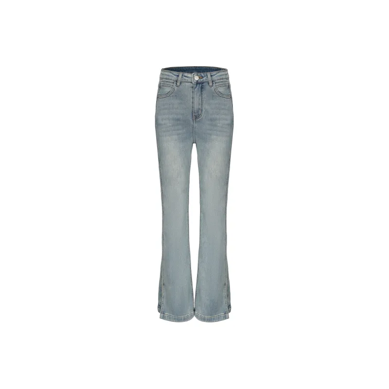 CHIWAWAMEME Jeans Women's Denim Light Blue-0