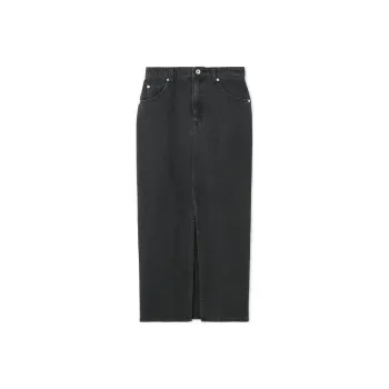 Lily Brown Denim Long Skirts Women's