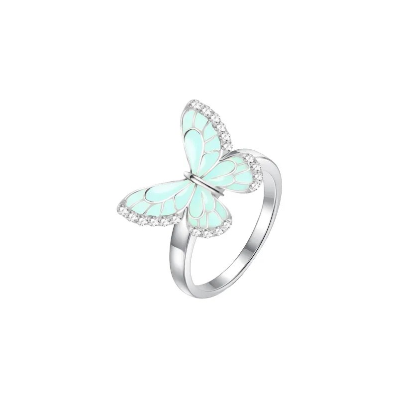 KEYS VIA Copper Alloy, Synthetic Cubic Zirconia Rings Women's-7