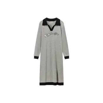 NO ONE ELSE Long Sleeved Dresses Women's Light Heather Gray