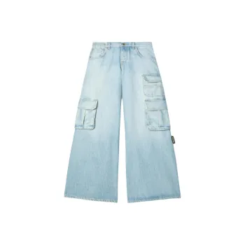 OFF WHITE Wide leg Cargo Jeans