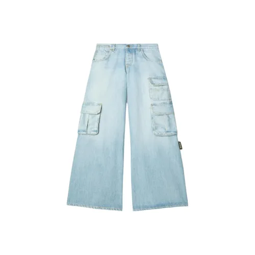 OFF WHITE Wide leg Cargo Jeans