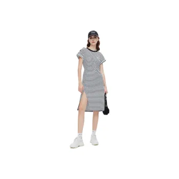 Miss Sixty Short-Sleeved Dresses Women's White/Black