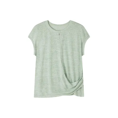 IHIMI T Shirt Women's Light Green