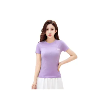 Barbie Yoga T Shirt Women's Soft Purple