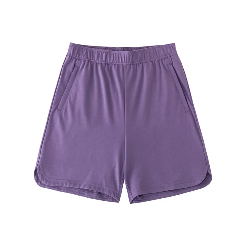 CHAOJIANTA Casual Shorts Women's Crystal Purple-0