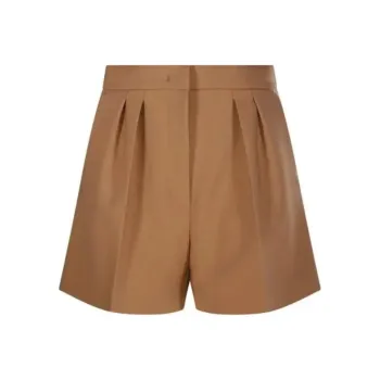 MaxMara Zic Pleat Detailed Shorts